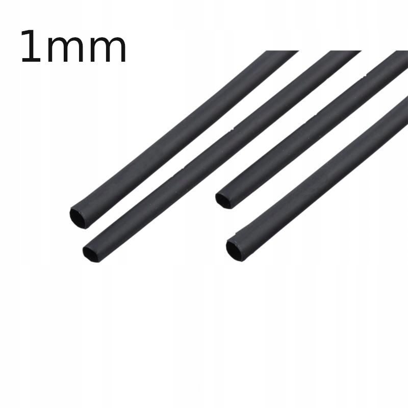 

Rurki termokurczliwe 1/0,5mm 10m czarne