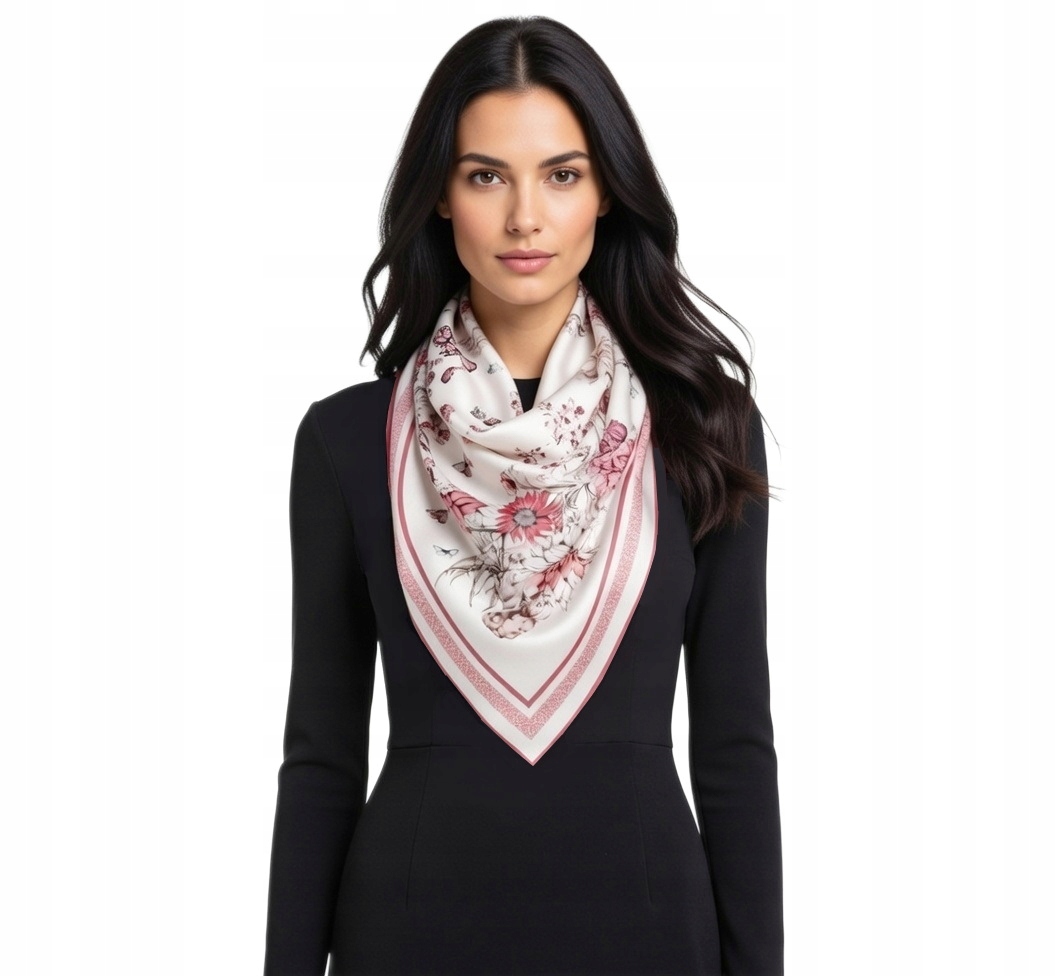 Hedvábný Šátek 100% Přírodní Morušový Hedvábí, Prémiová Kvalita