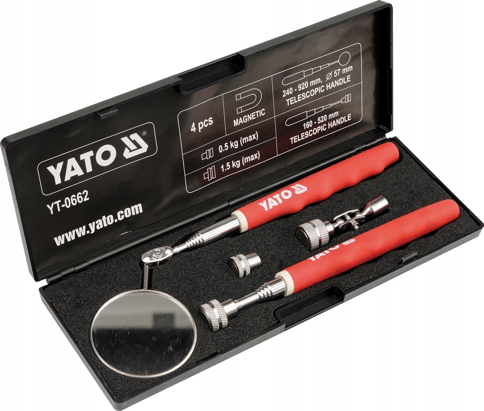 

Yato Zestaw Inspekcyjny Lusterko Chwytak YT-0662
