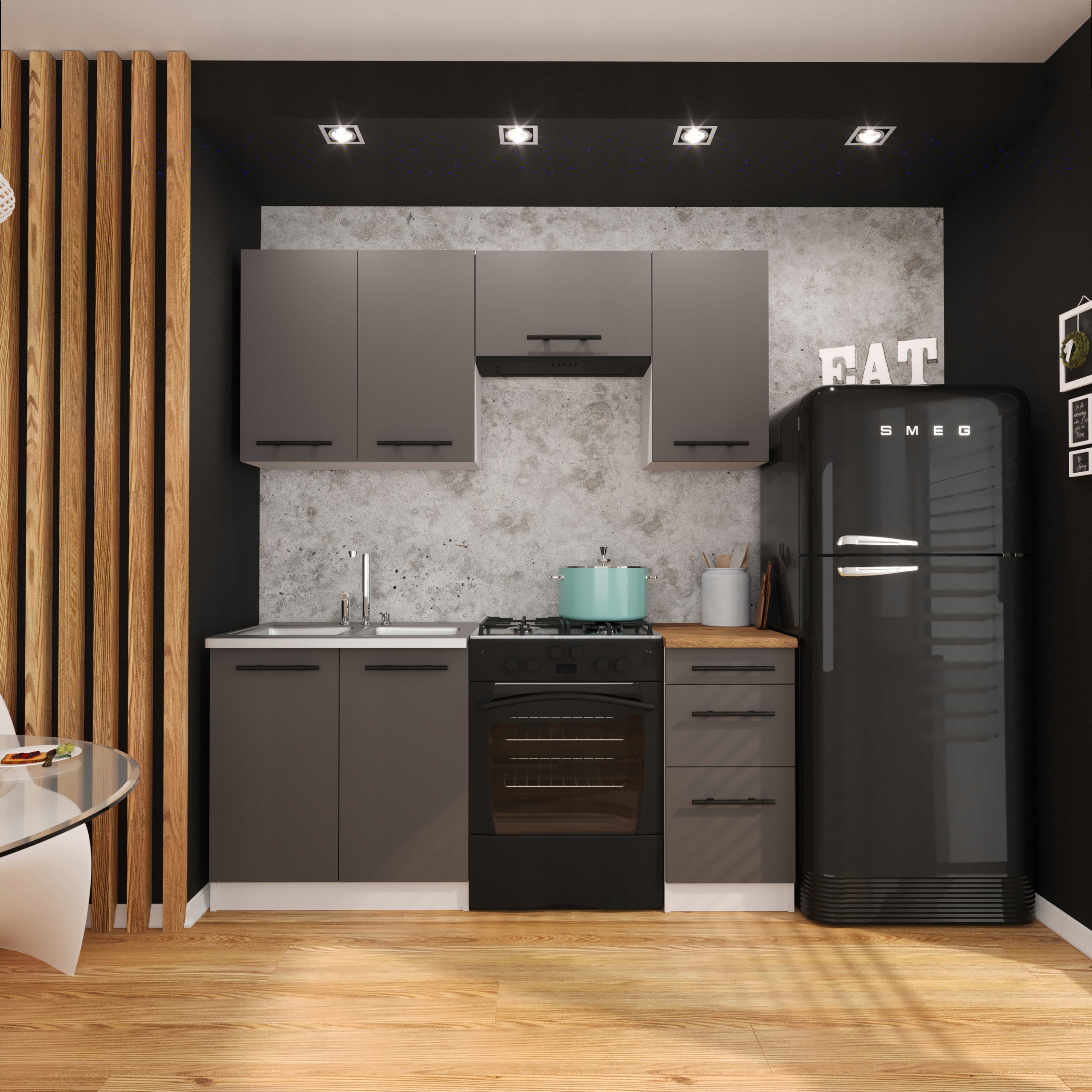 Meble kuchenne z BLATEM - 1,8 m