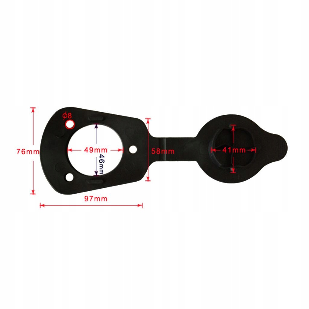 6 Pieces Cap and Gasket for Rod Holder Fishing Kod producenta gleaming-66000524