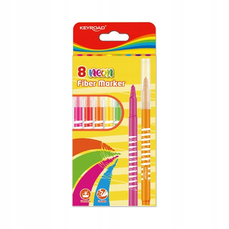 

Keyroad Flamastry 8 sztuk Neonowe