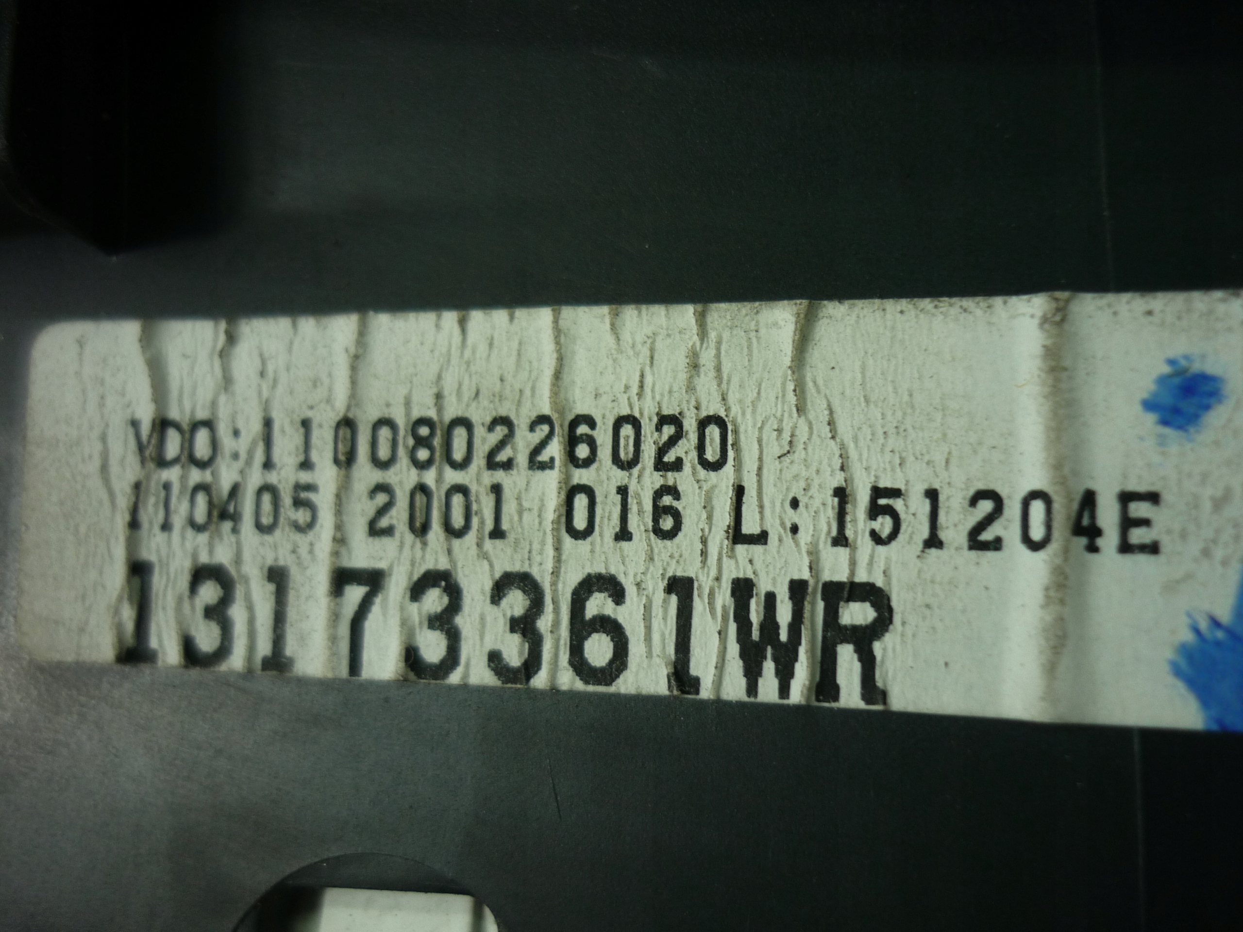 спидометр opel oe 13173361WR