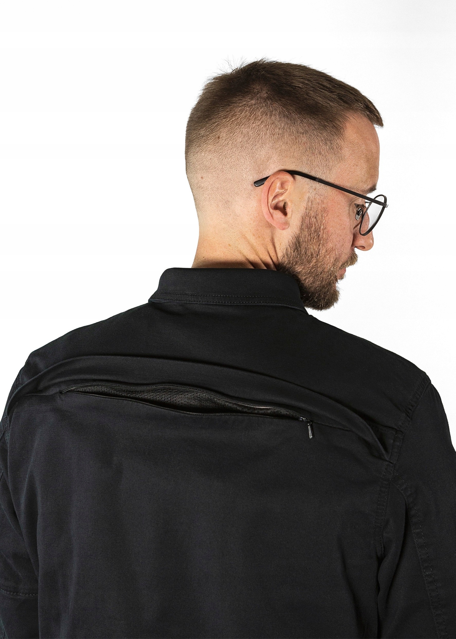 KOSZULA MOTOCYKLOWA JOHN DOE MOTOSHIRT S CZARNA Materiał inny