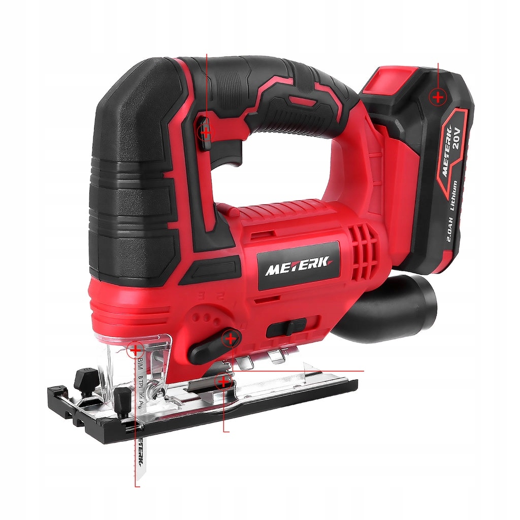 

Wyrzynarka akumulatorowa 20V akumulator 2,0 Ah