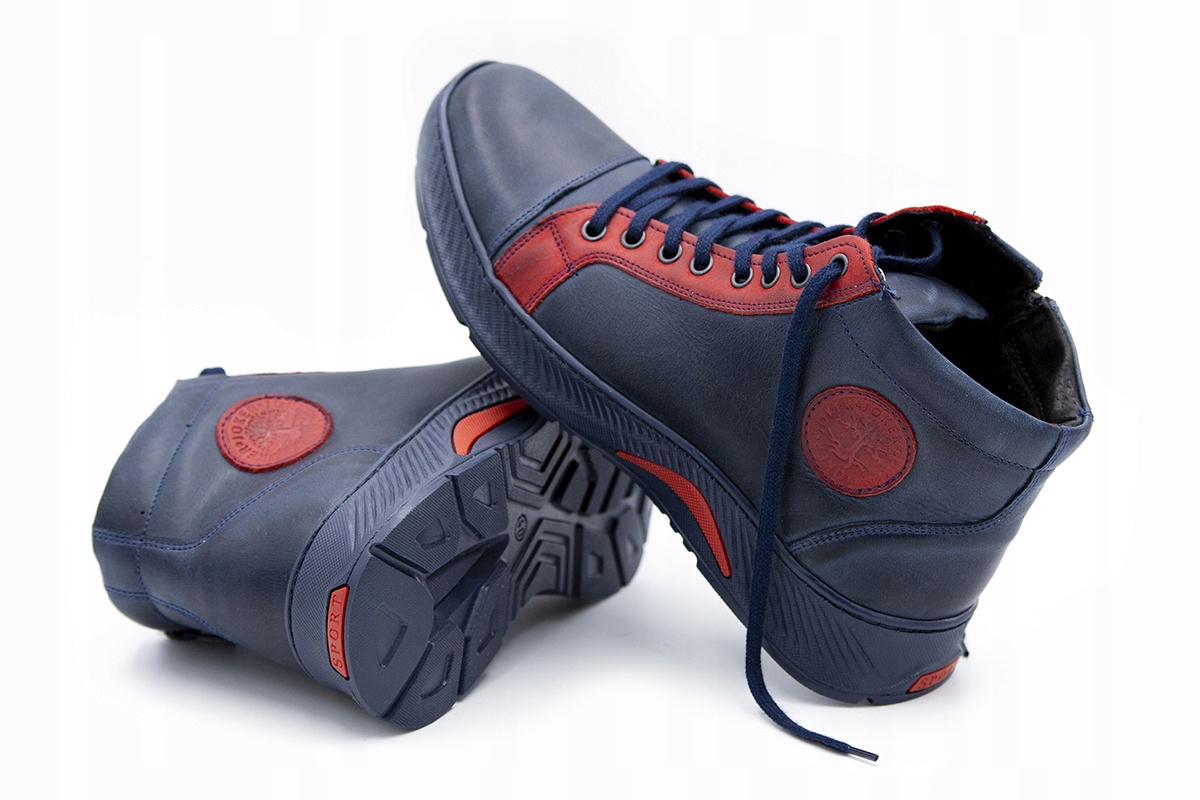 Zimowe buty men skóra blue Joker od dobrebutypl Stan opakowania oryginalne