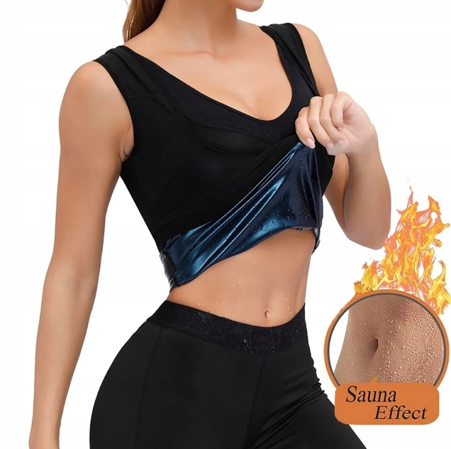 Pas wyszczuplający Koszulka neopronowa treningowa DAMSKA do ćwiczeń S/M Kod producenta sauna