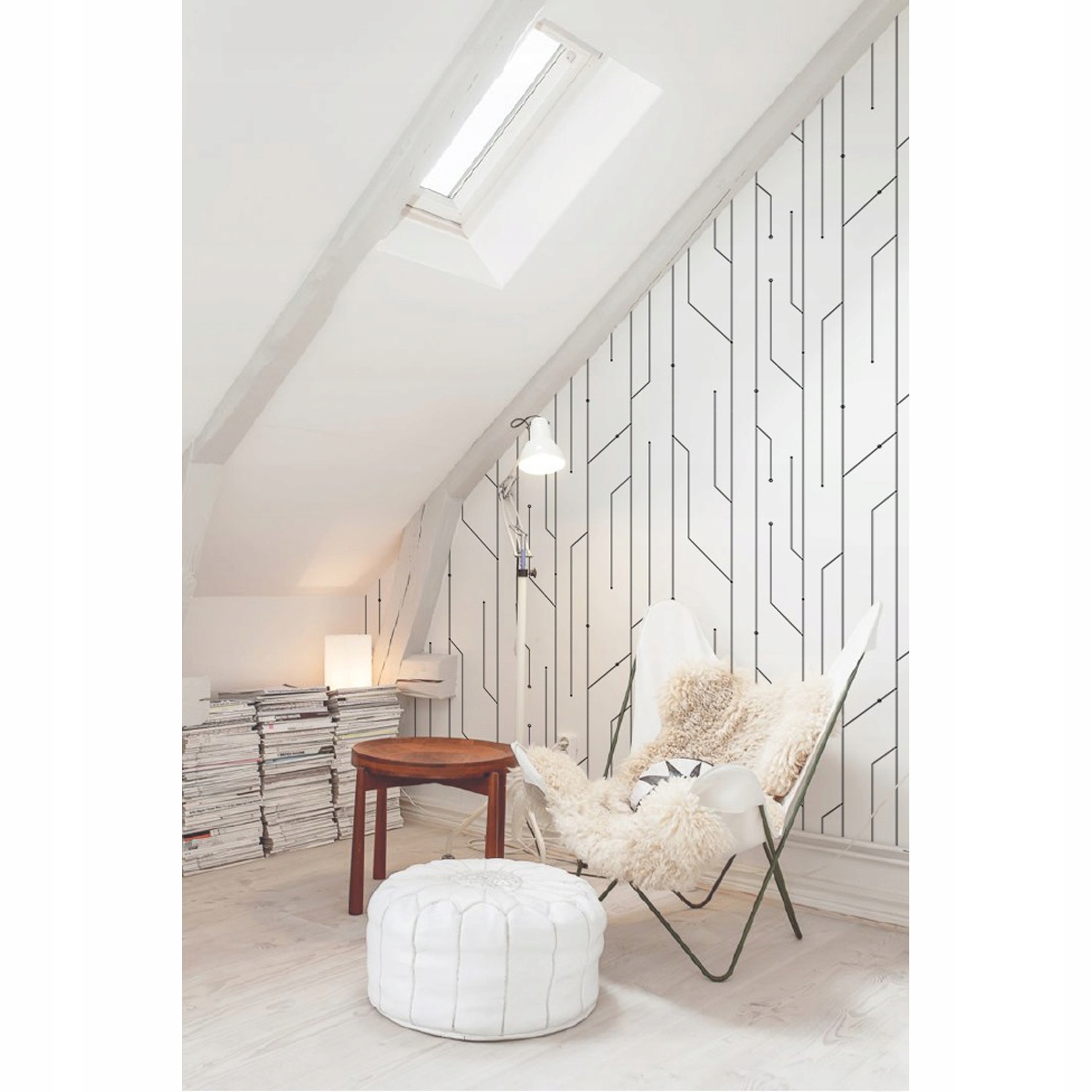 

Fototapeta na flizelinie Czarno białe line 416x254