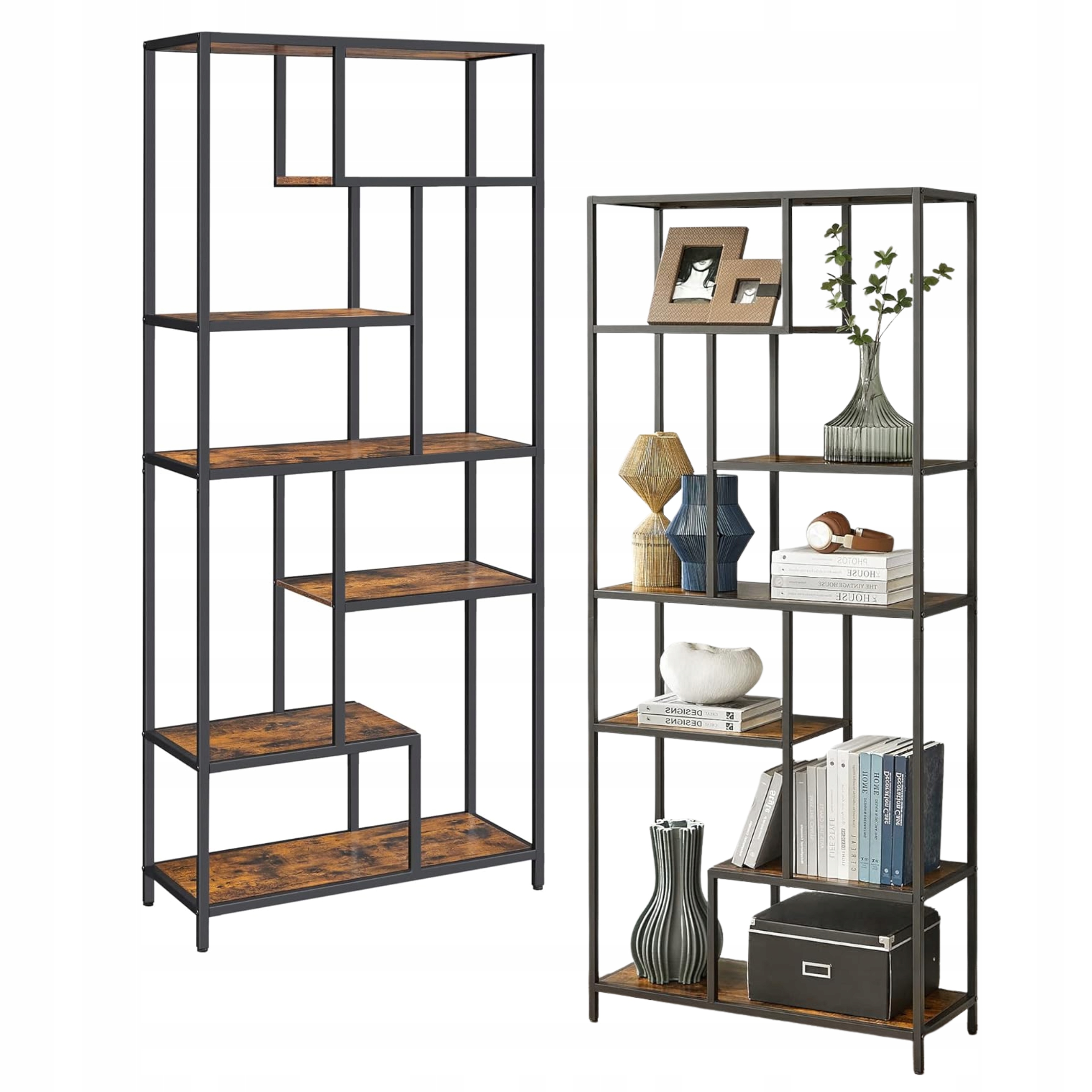 Regál Otvorený na knihy Dekorácie do obývačky Viacvrstvová polica