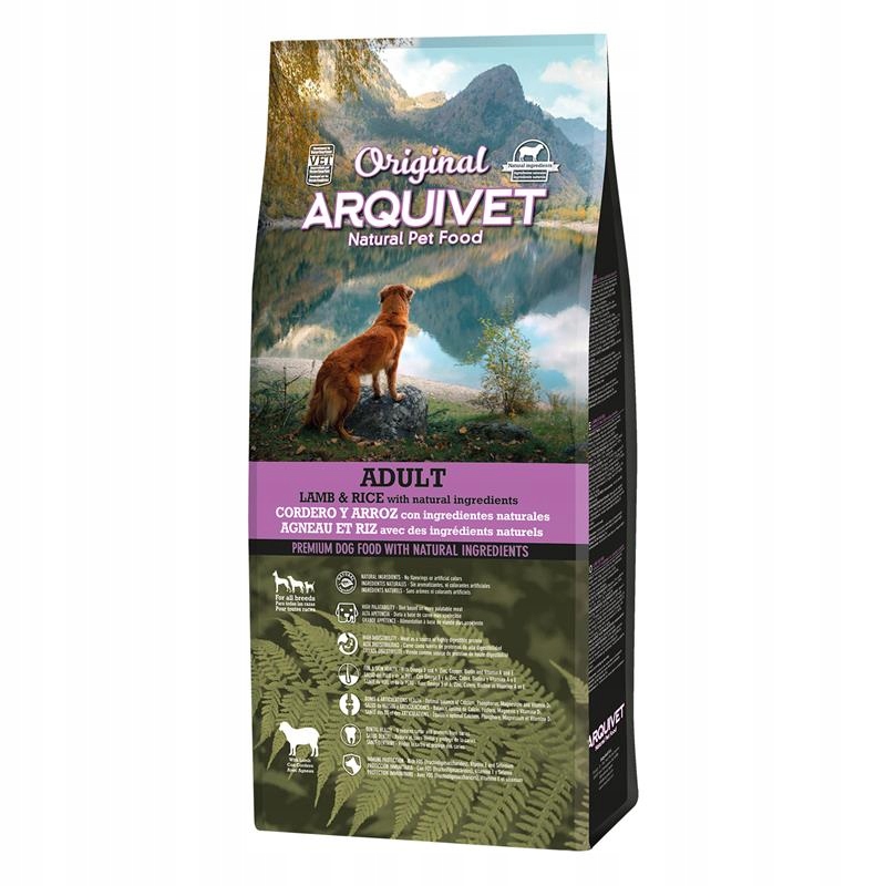 Levně Arquivet Original Adult suché krmivo pro psy jehněčí S Rýží 12 kg