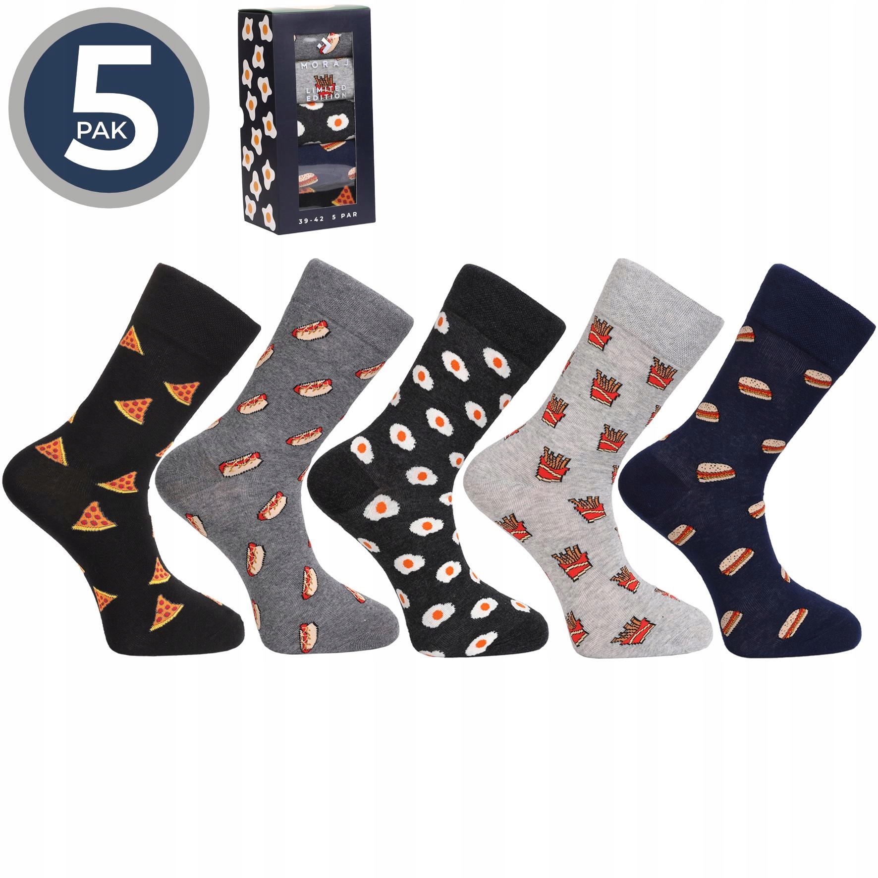 

5X Skarpety kolorowe Limited Edition moraj 39-42