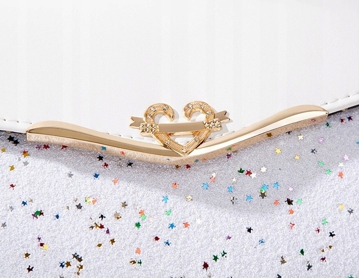 TOREBKA KOMUNIJNA DLA DZIECKA DZIEWCZYNKI BIAŁA NA ZŁOTYM ŁAŃCUSZKU EAN (GTIN) 6970004000013