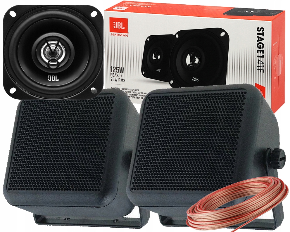 5KOLUMN JBL NAŚCIENNYCH SUFITOWYCH ZESTAW NAGŁOŚNIENIA WZMACNIACZ BLUETOOTH Model 41F