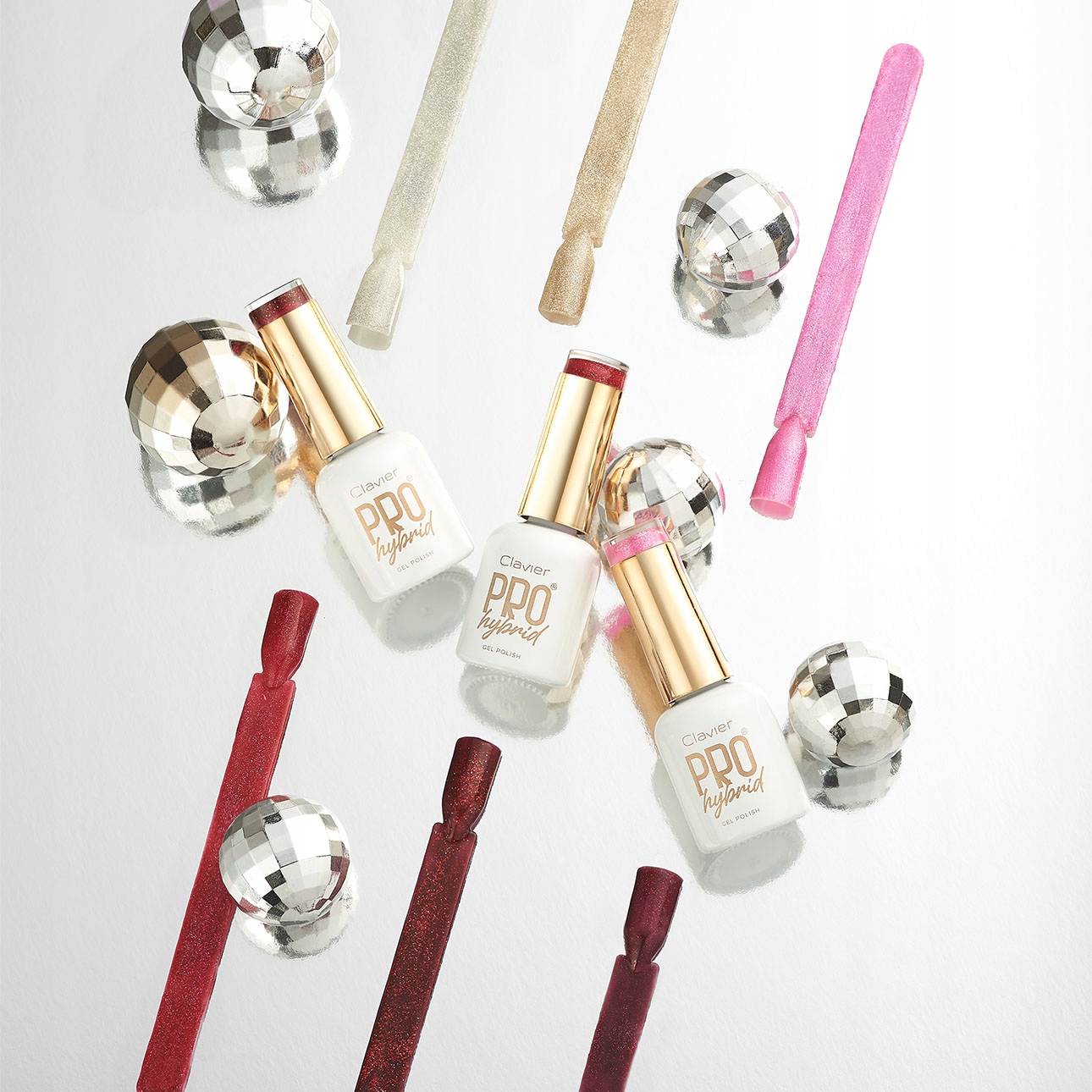 LAKIER HYBRYDOWY ProHybrid CLAVIER 8 ML - nr 111 Kolor Odcienie szarości i srebra