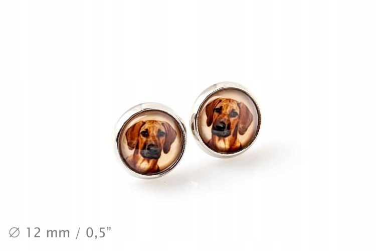 

Rhodesian Ridgeback Kolczyki z Twoim zdjęciem