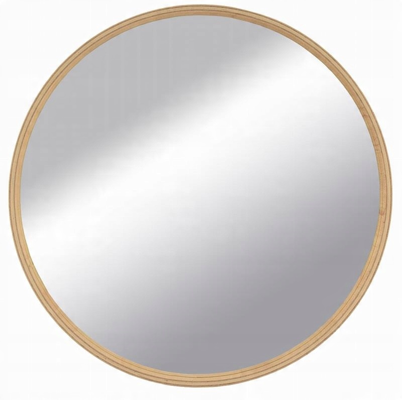 

Lustro okrągłe drewniane skandynawskie 50cm