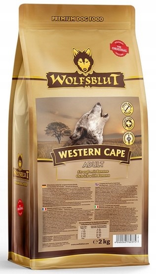 Levně Wolfsblut Dog Western Cape pštros a batáty 2kg