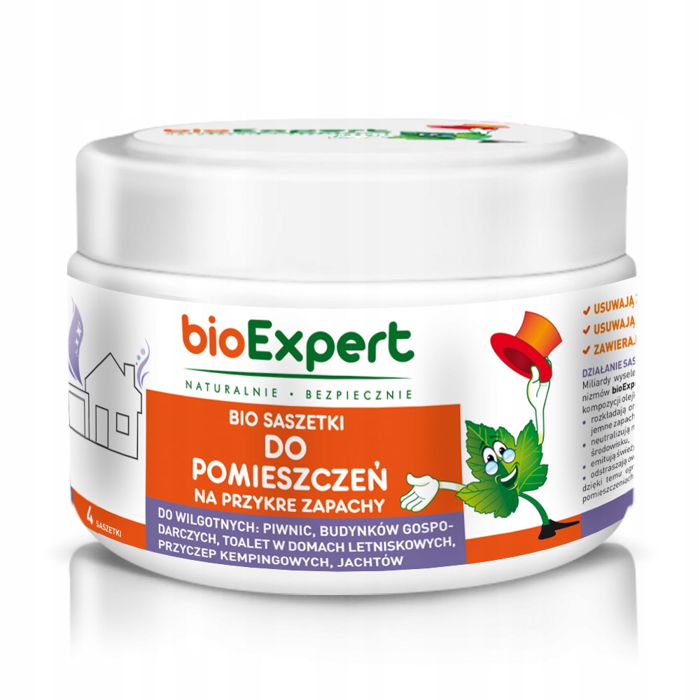 Odświeżacz powietrza do domu 3x4 Saszetki zapachowe Neutralizator bioExpert EAN (GTIN) 5907796398098