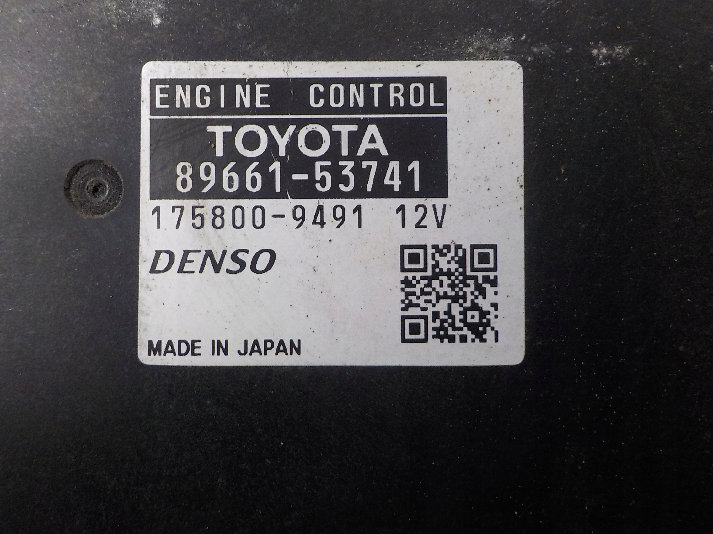 LEXUS IS 220 computer control unit 89661-53741 175800-9491