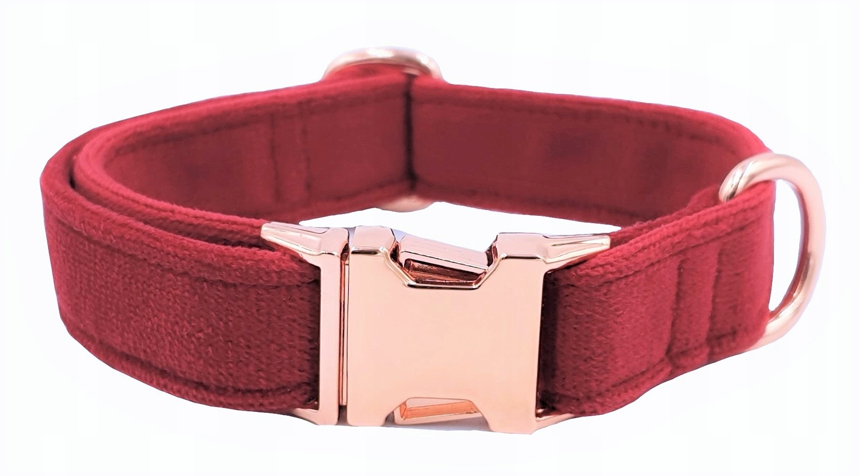 

Obroża Dla Psa Kota Welur Rose Gold Czerwona Xs/s