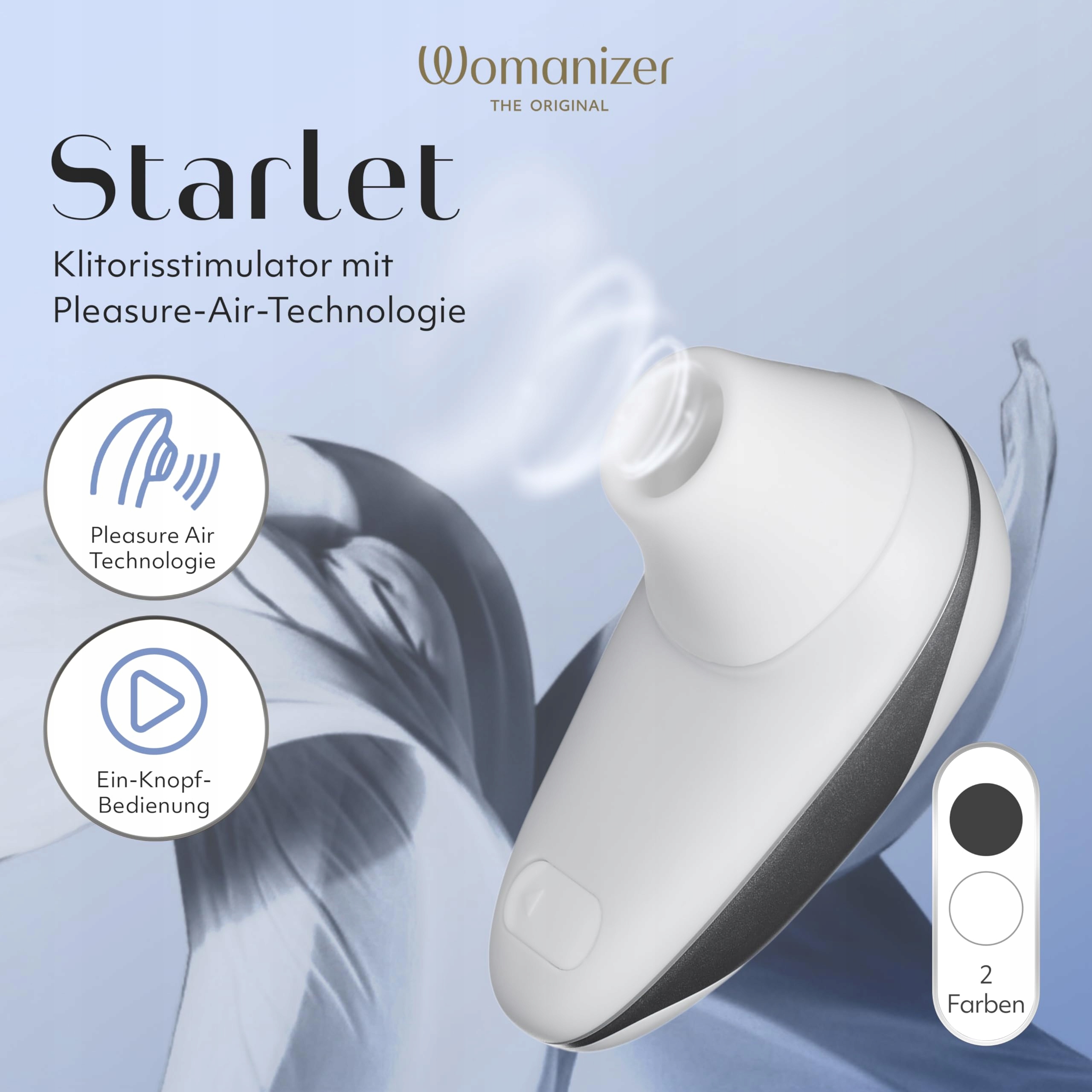 WOMANIZER Starlet Stymulator Klitorisu Dla Kobiet Wodoodporny i Cichy — miniatura 2