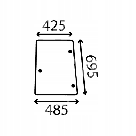 sklo McCormick Mtx CX 50 60 70 80 90 boční pravé