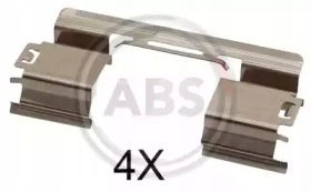 ZEST. MONTAŻOWY KLOCKÓW HAMULC. OPEL ASTRA J 09-