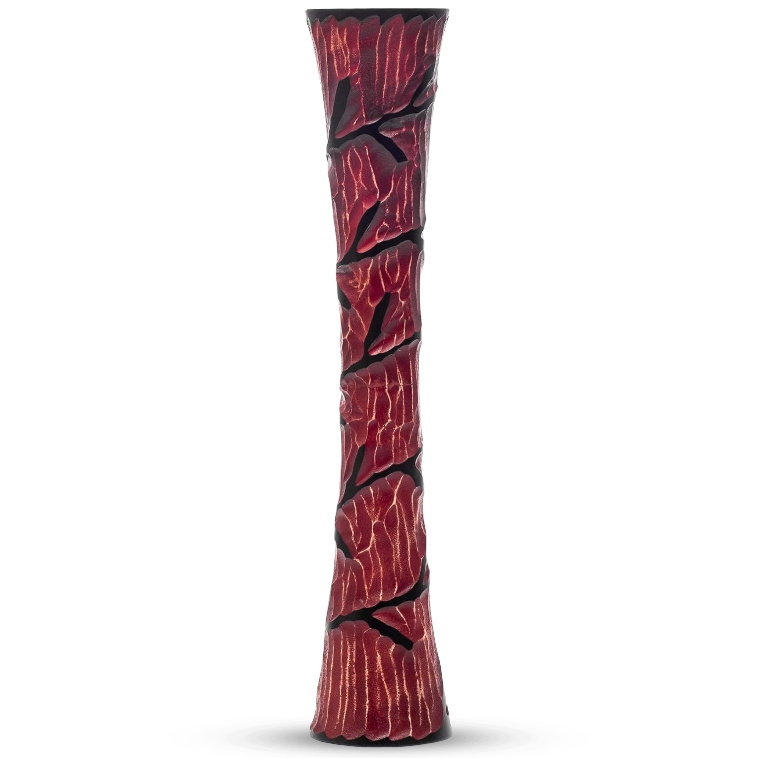 Drevená Váza na Umelé Kvety dekoratívna, boho etnická, 85 cm