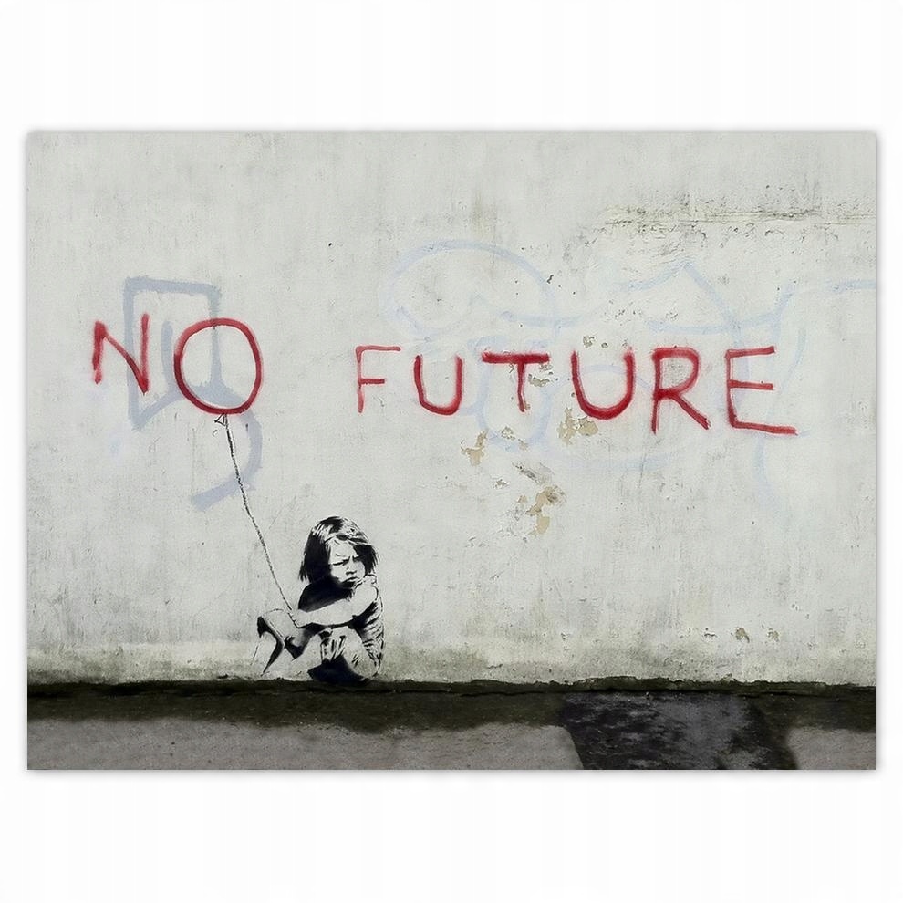 

Plakat 40x30 No Future Banksy Grafiti