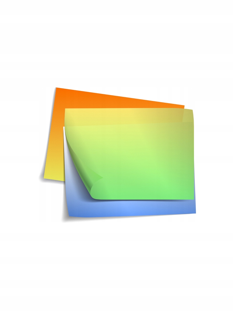 Lightground - Folia gradientowa do akwarium 80 x 40 cm orange/green