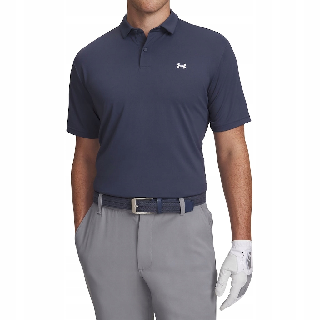 Tričko termoaktivní polokošile Under Armour Tee To Green Pique XXL
