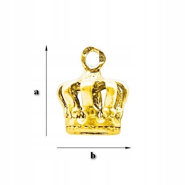 ZCHA-66 Koruna na zavěšení Zlato 585 14K