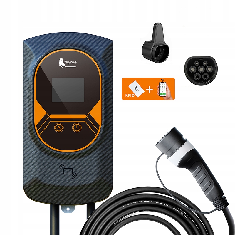 Wallbox зарядное устройство гнездо Typ2 7kw с RFID APP