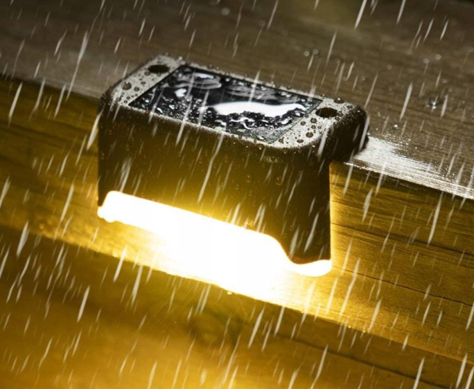 LAMPKI SOLARNE OGRODOWE LED SCHODY TARAS BALKON PŁOT x ZESTAW 12 SZTUK Marka MAXSELL