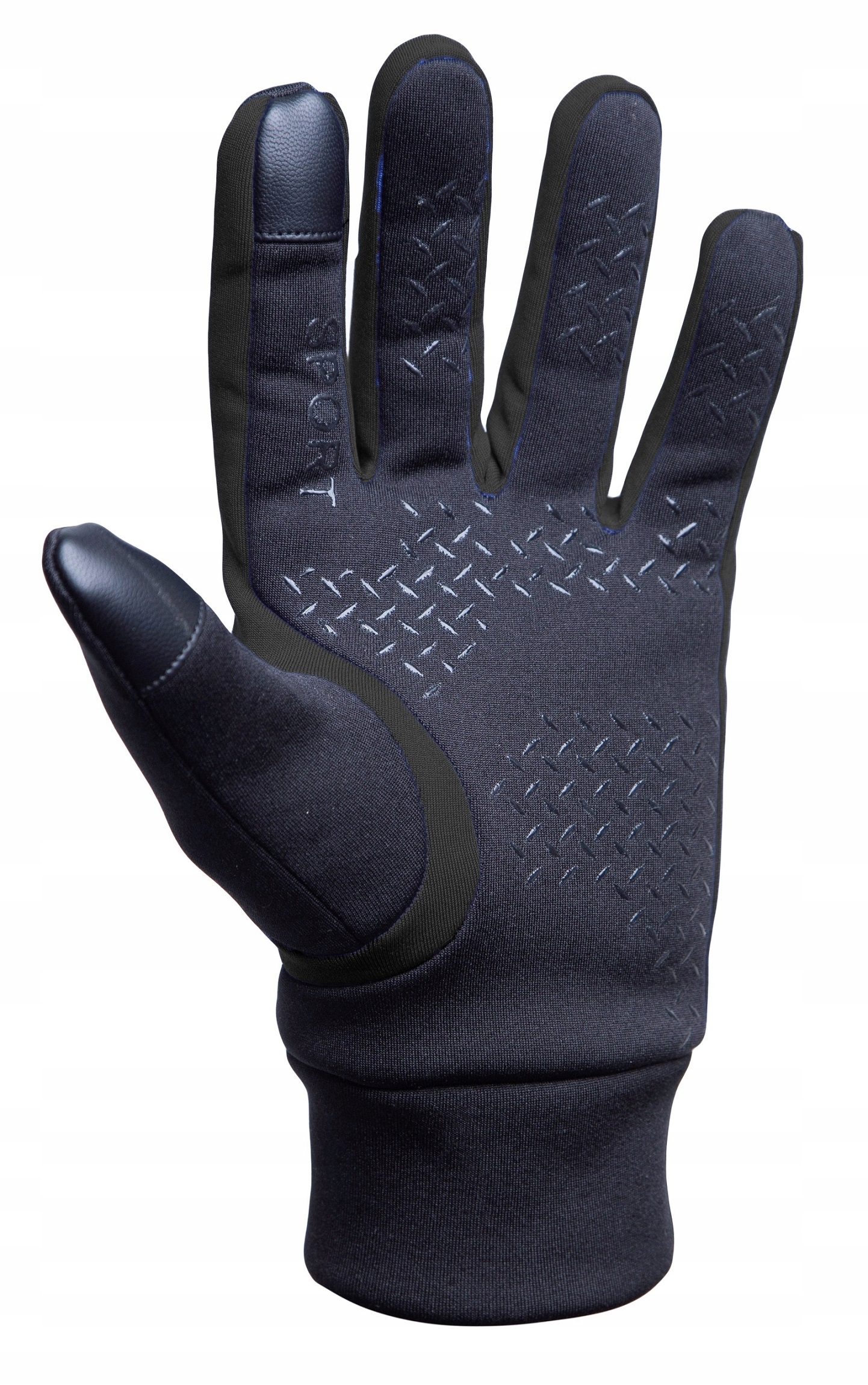 RĘKAWICZKI NA ROWER L MĘSKIE ZIMOWE DAMSKIE CZARNE ODBLASK DOTYKOWE CIEPŁE Rozmiar L