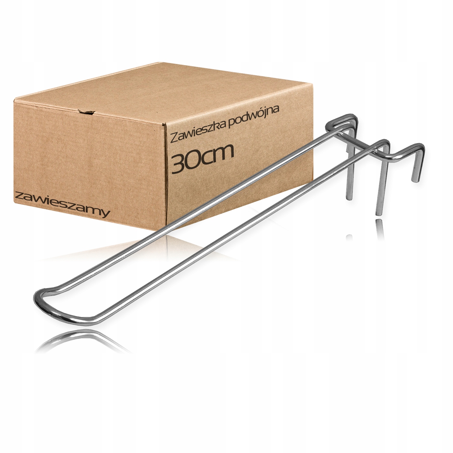 

Zawieszka Haczyk Na Kratę Kratkę Hak 30CM Chrom