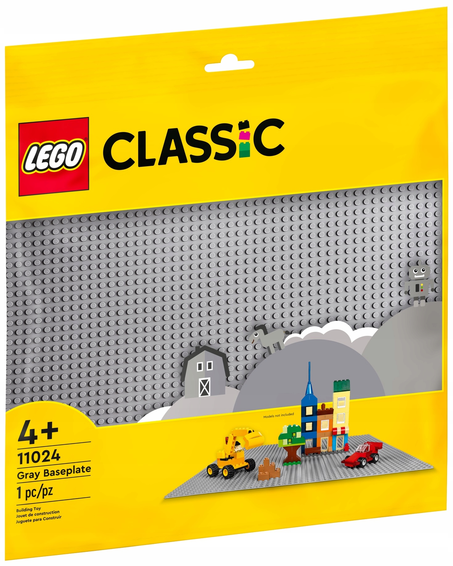 LEGO CLASSIC 11024 DUŻA PODSTAWKA DO BUDOWANIA 48x48 SZARA PŁYTKA PODSTAWA Marka LEGO