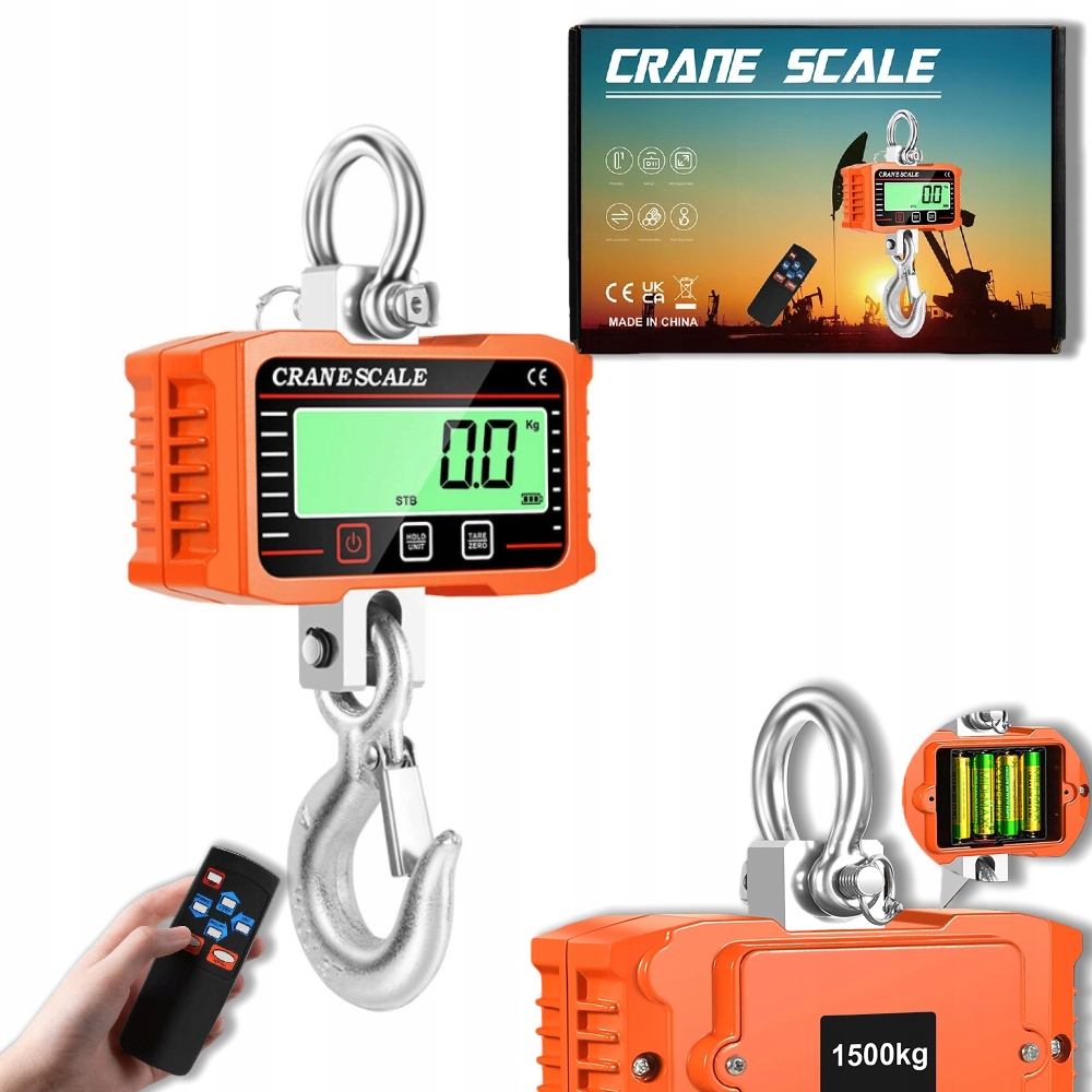 Závěsná Háková Váha 2000 Kg 2 T Závěsná, Skladovací Váha