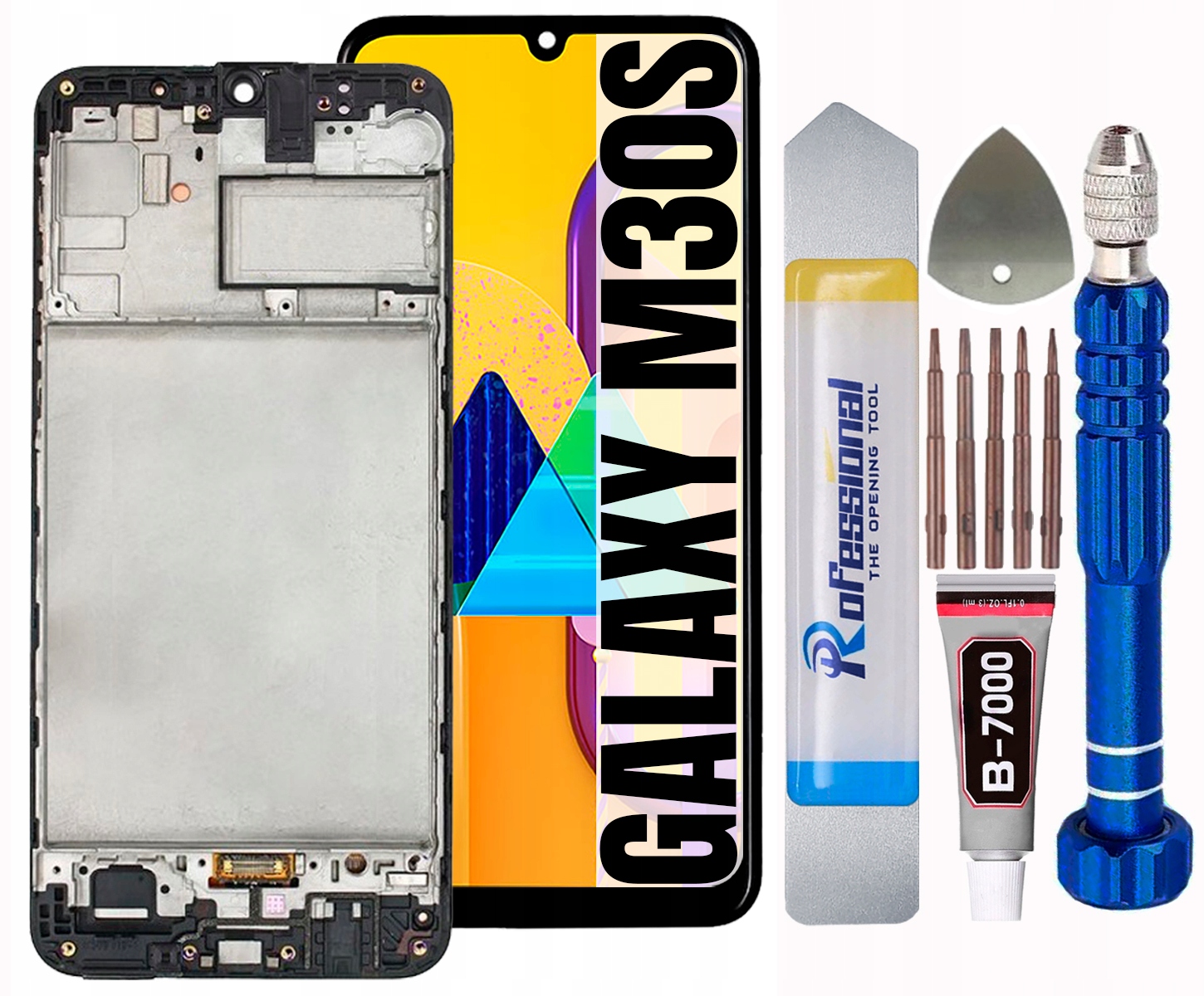 Displej Pro Samsung Galaxy M30S 2020 M307 Oled LCD Rámeček