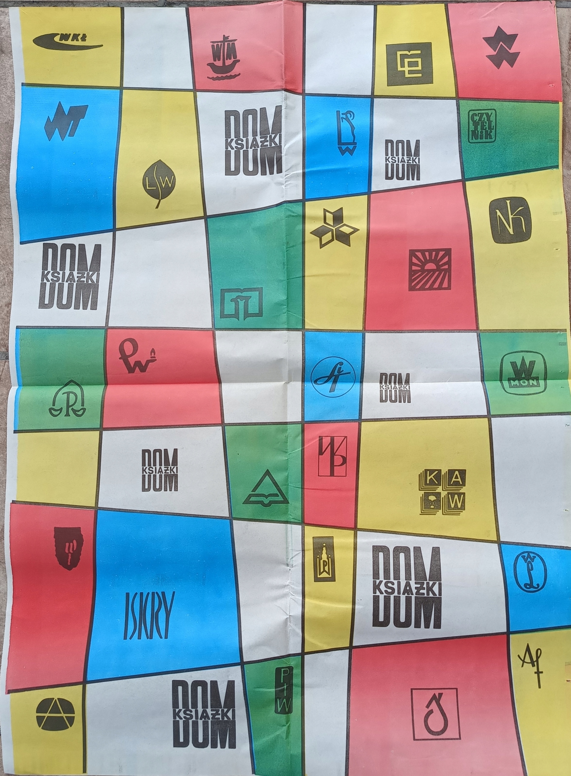 PAPIER z PRL-u PAKOWY DOM KSIĄŻKI ZNAKI FIRMOWE