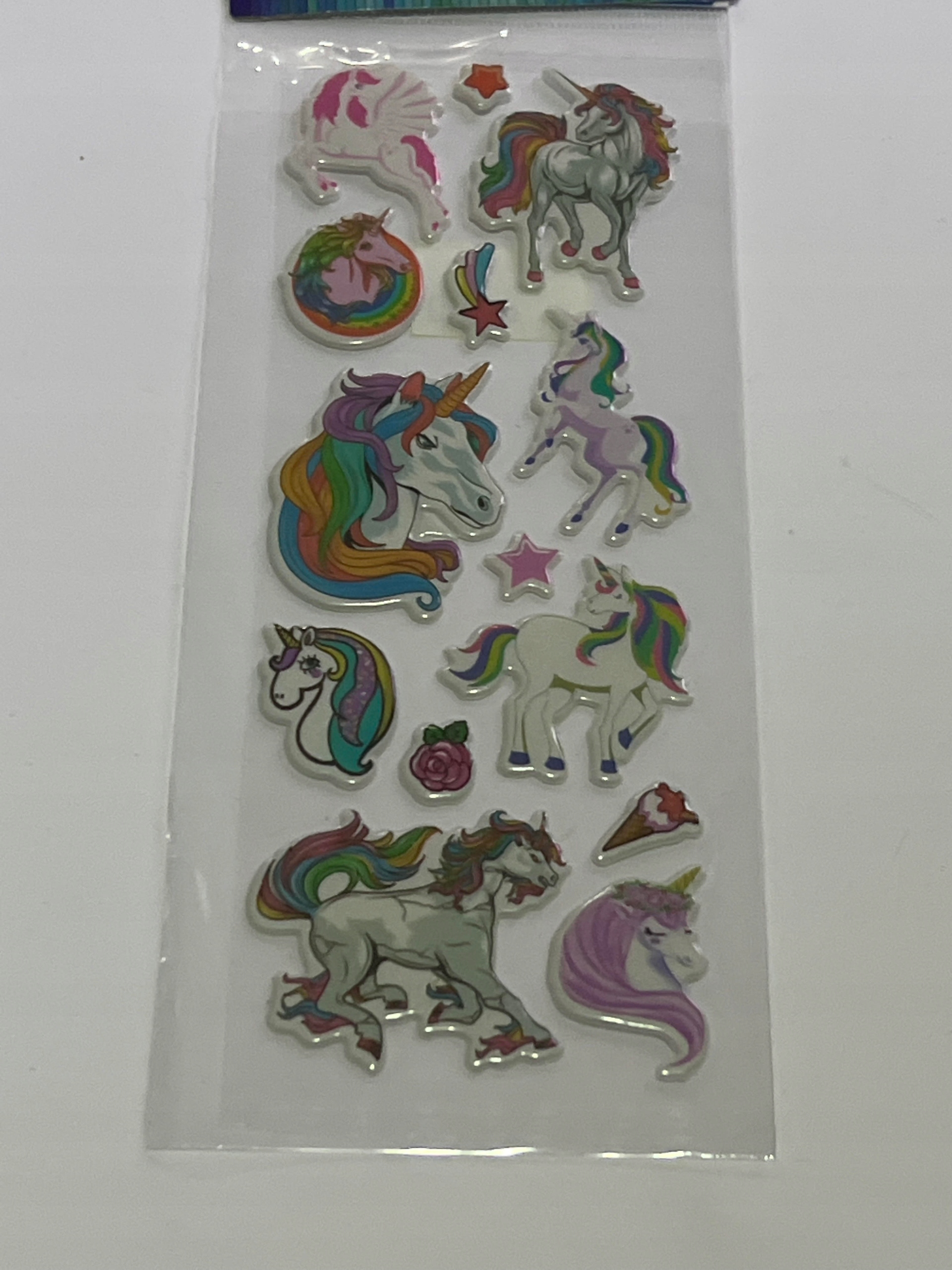 Naklejki NK-8504 jednorożce wypukłe EAN (GTIN) 5902150658504