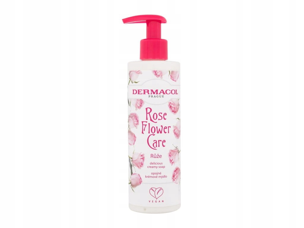 Dermacol Flower Care Krémová ruční mýdlo na ruce Rose 250 ml