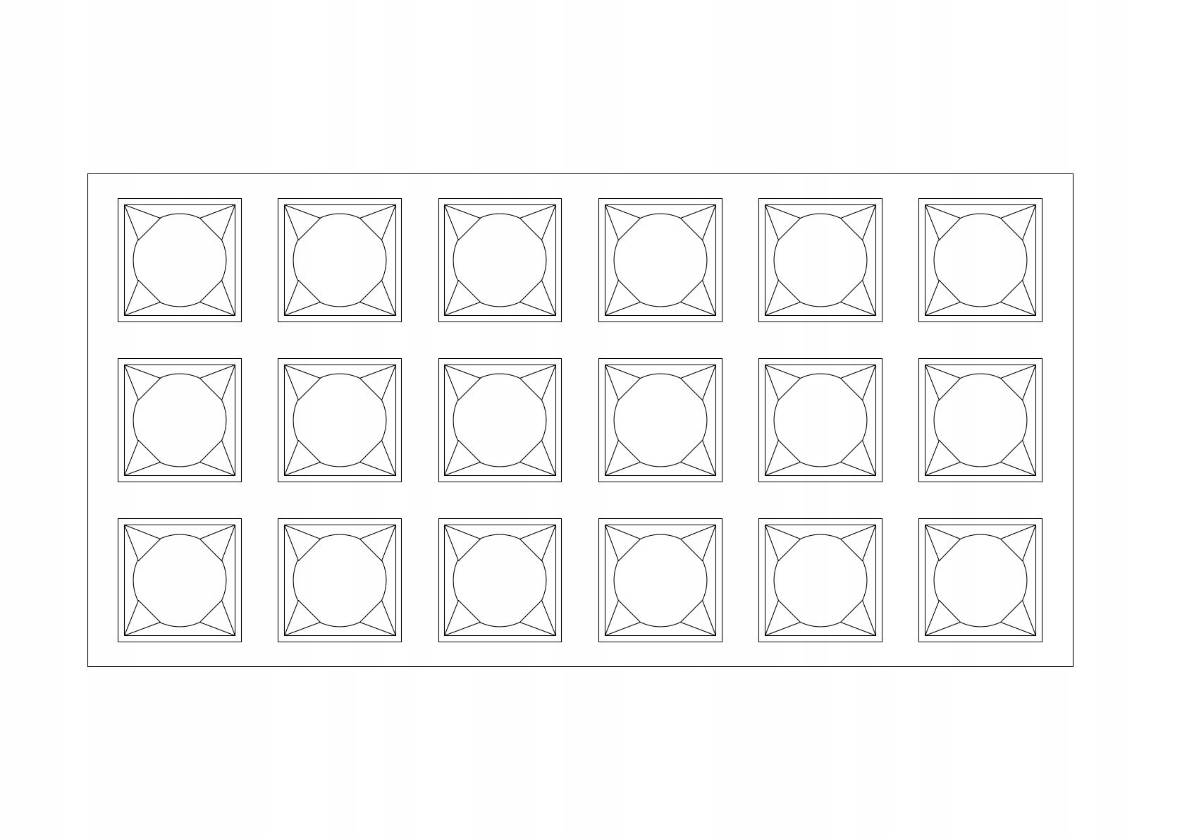 odbojniki silikonowe 20x20x13,2 MM - listek 18 szt Marka inna