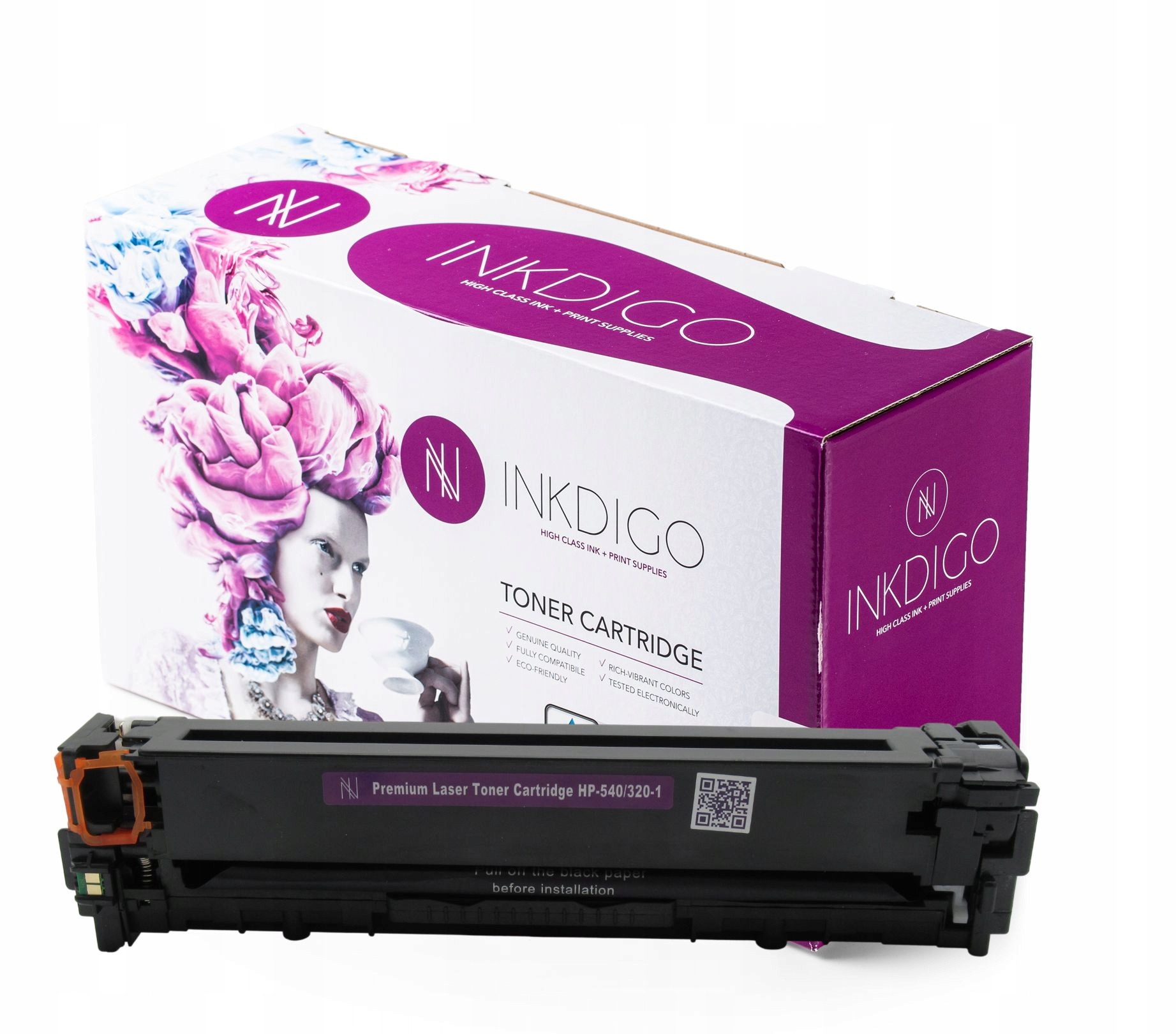 Toner Inkdigo do Hp Cb 540A Black CB540A