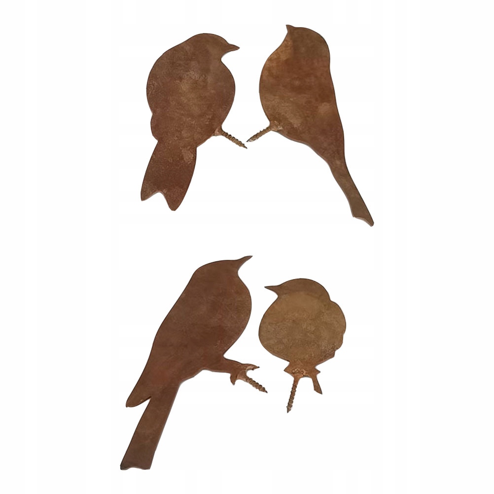 METALOWE PTAKI MINIATUROWE PTAKI DEKORACJA OZDOBNA