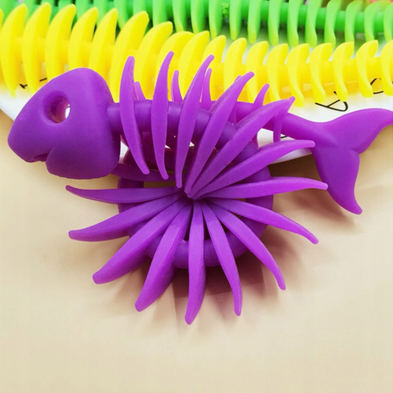 RYBA SZKIELET OPASKA ROZCIĄGLIWY GNIOTEK ZABAWKA ANTYSTRESOWA OŚĆ RYBY Rodzaj gniotki