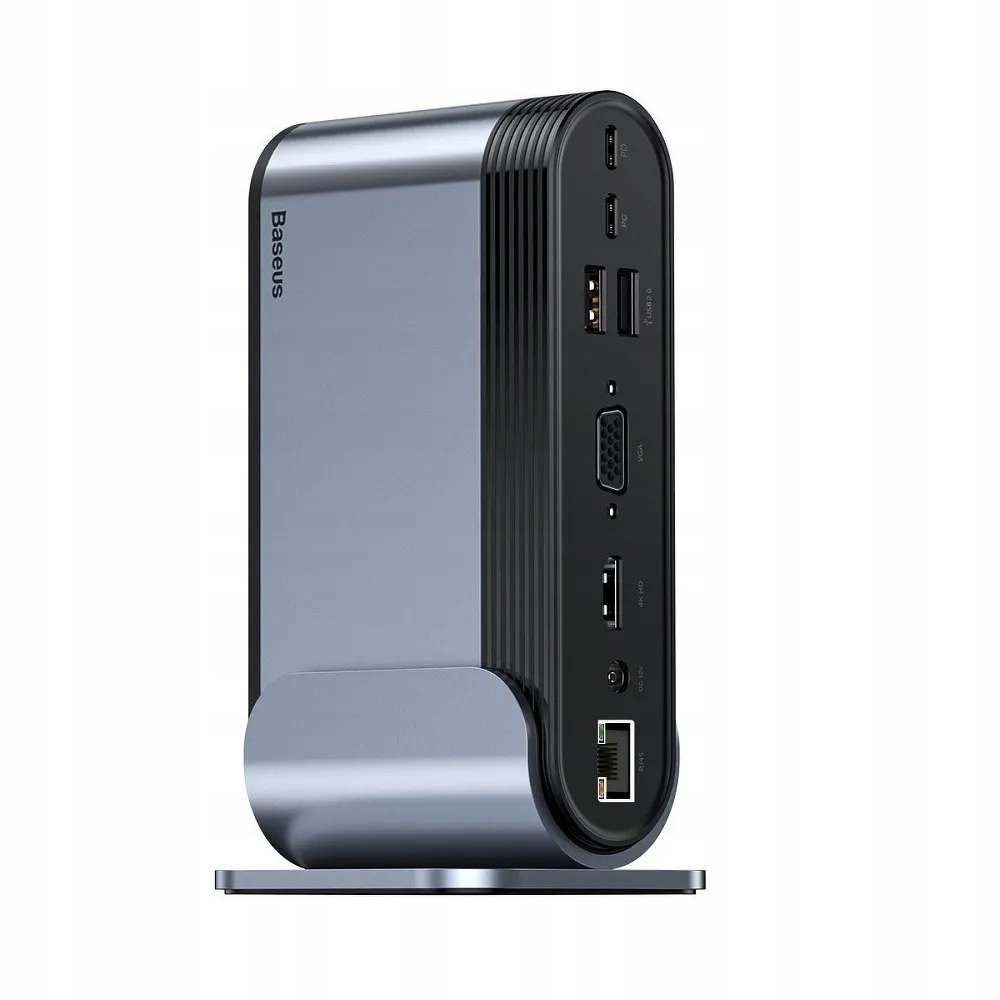 BASEUS HUB adapter przejściówka 16w1 Typ C na 3xUSB 3.0 / 2x USB 2.0 / Typ Producent Baseus