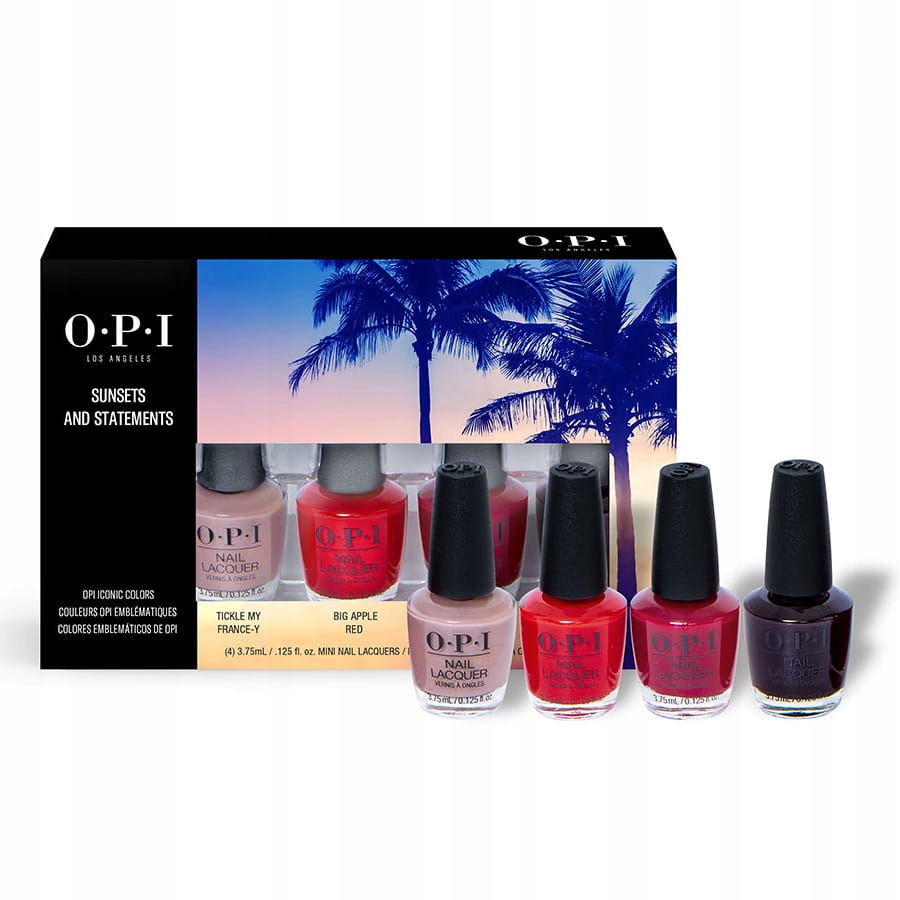 

Opi Nail Lacquer Sunset zestaw mini lakierów