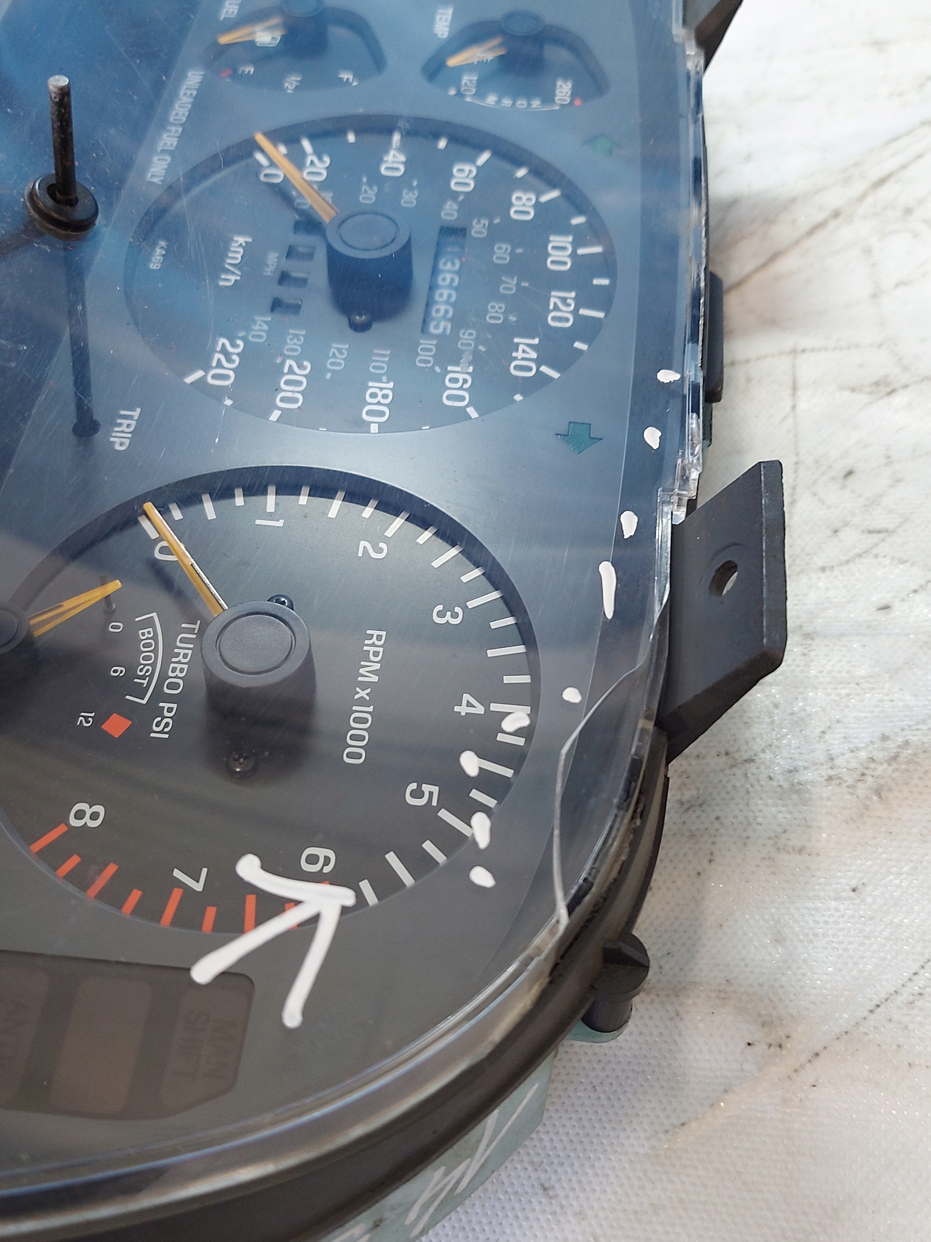 dials clock FORD PROBE 2.2 T KA69A