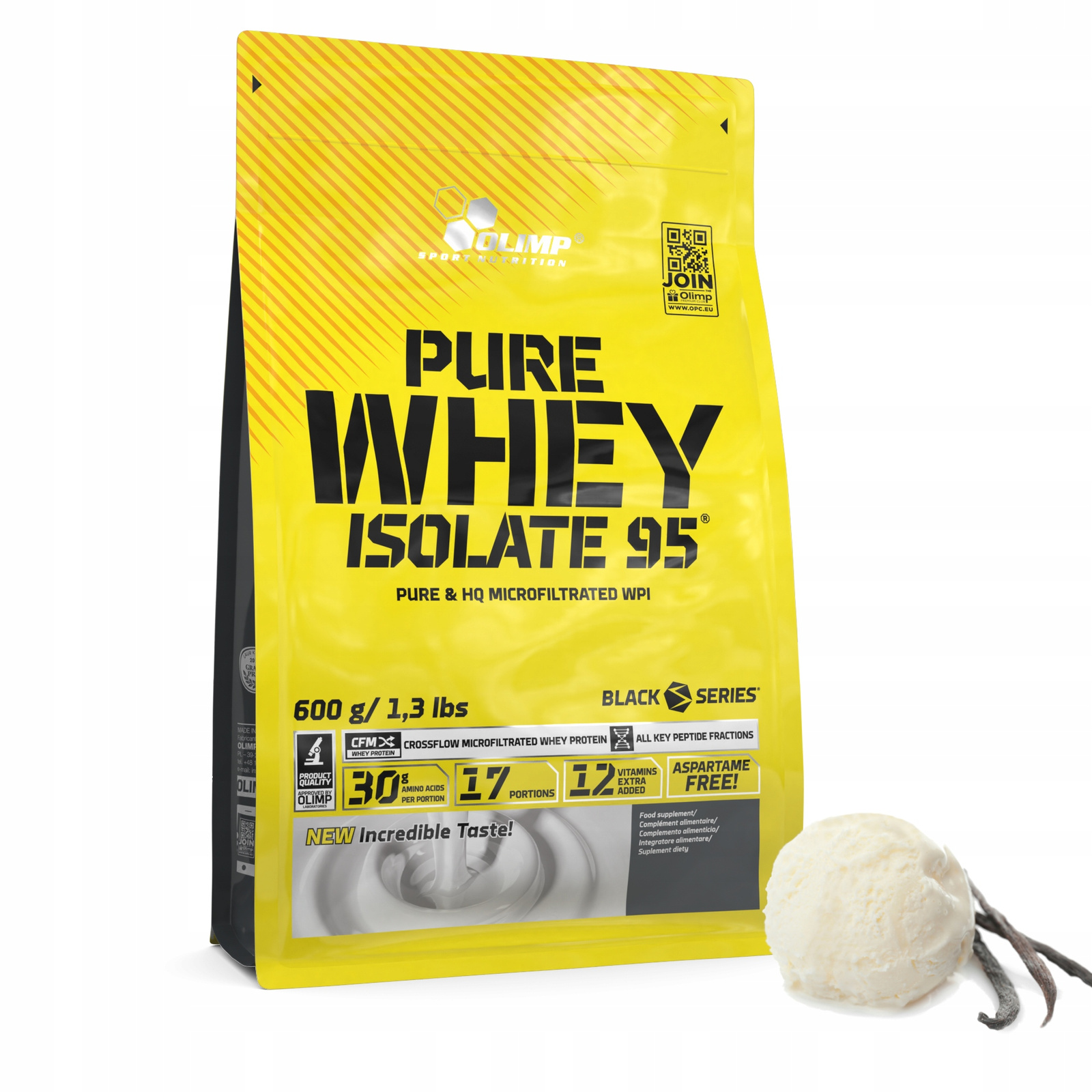 Olimp Protein prášek 600 g vanilková příchuť
